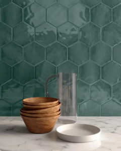 Teramoda Emerald 6in Hex Glossy RS