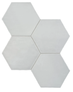 Teramoda Silver 6in Hex Glossy