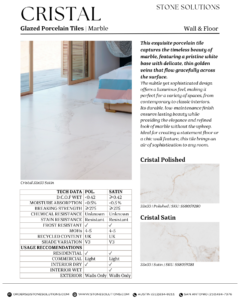 Cristal Tech Data Sheet