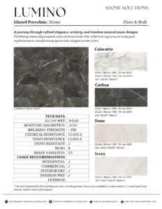 Lumino Tech Data Sheet